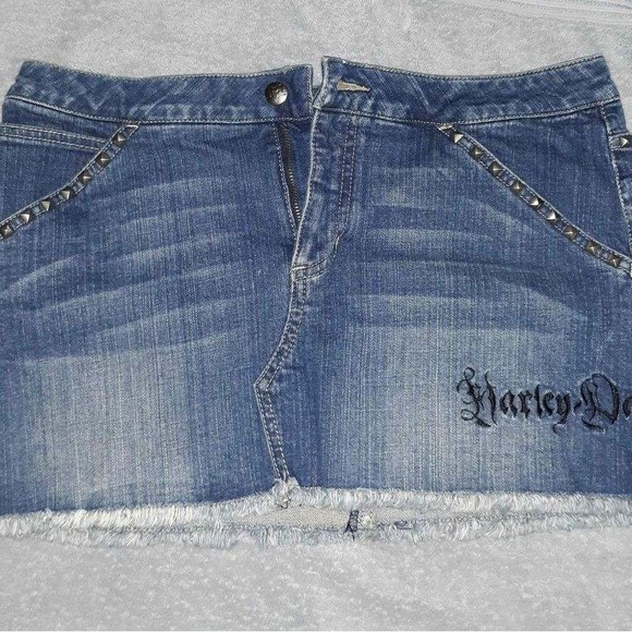 HARLEY DENIM MINI SKIRT main image 0